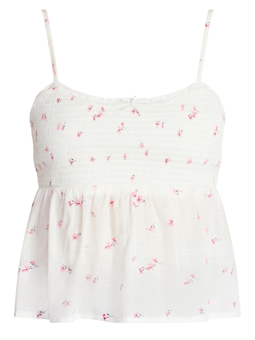 No Boundaries Cotton Smocked Baby Doll Tank Top XXL